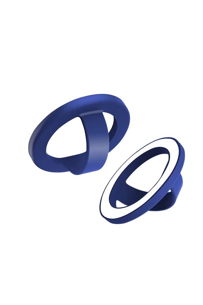 مسكة جوال مغناطيس المتميزة المتطورة المحسنة لآيفون  بفضل تقنية ماج سيف بلون ازرق - Image 1