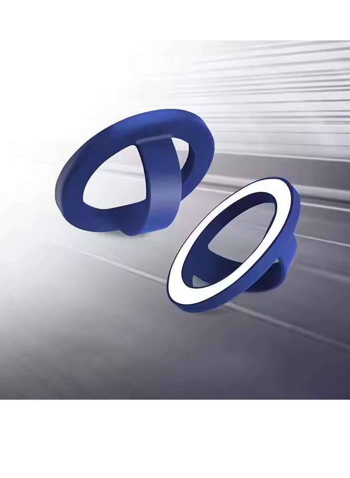 مسكة جوال مغناطيس المتميزة المتطورة المحسنة لآيفون  بفضل تقنية ماج سيف بلون ازرق - Image 3