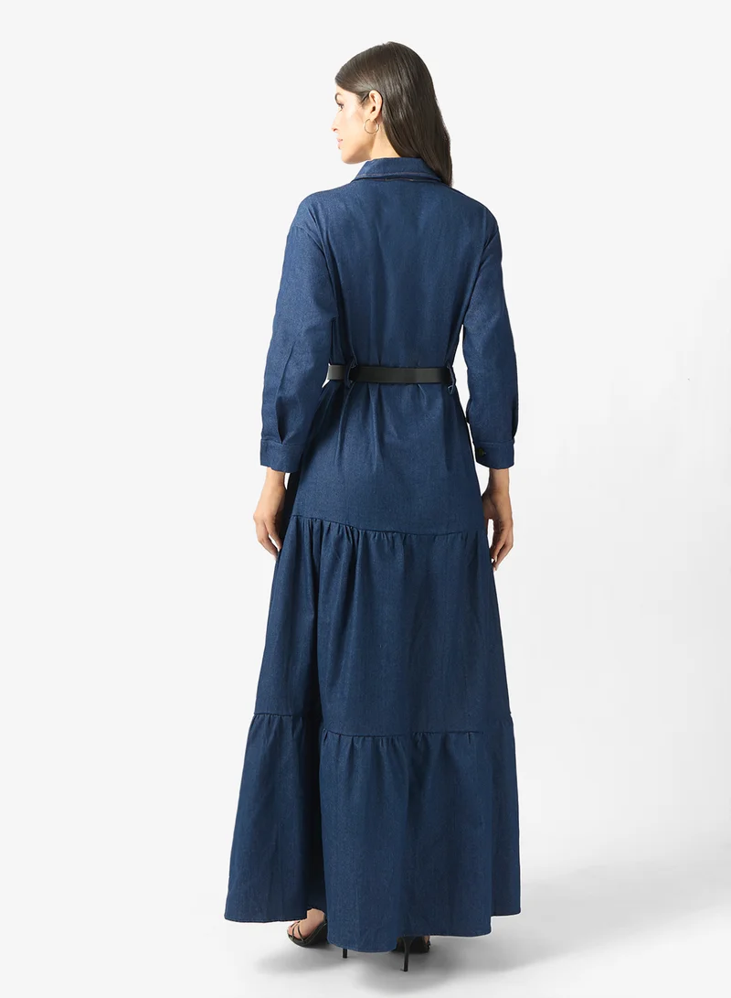ELLA Denim Shirt Dress