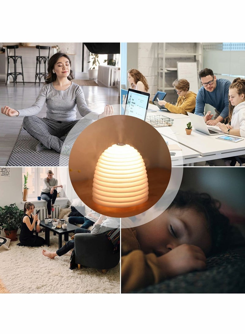 Y&D Humidifier 250ml Small Cool Mist Humidifier with Adjustable Night Light Function USB Portable Desktop for Baby Bedroom Office Automatic Shutoff Super Quiet and Touch Control(lighthouse)  - Image 5