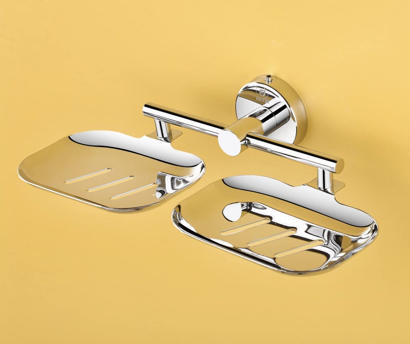 iSTAR 304 Corrosion-Free Stainless Steel Anti Rust Double Soap Holder Soap Stand Bathroom Soap Stand/Bathroom Accessories Silver (1) - Image 5