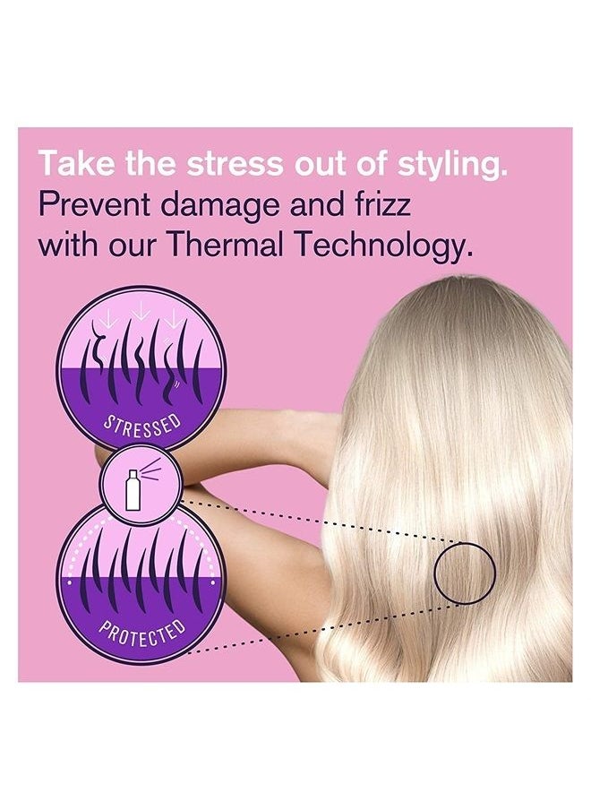 BOLD UNIQ - Heat Protectant Spray Formulated For Blonde, Platinum, Ash & Silver/Gray Hair. Thermal Shield Protection Professional Formula Minimises Brassy Yellow Tones. Protects Dry, Damaged, Frizzy & Curly Hair - Image 1