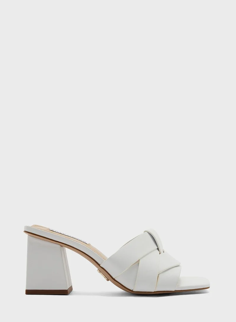 STEVE MADDEN Cross Strap High Heel Sandals