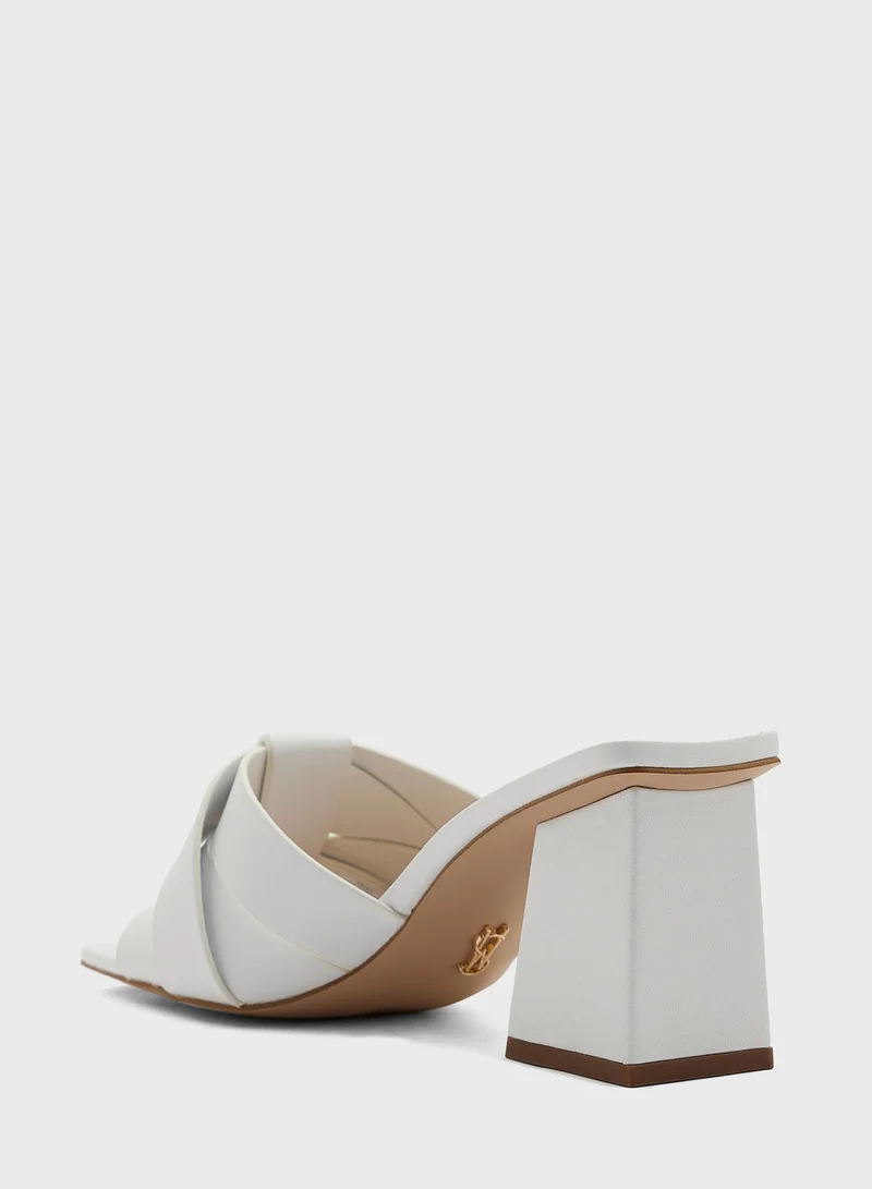 STEVE MADDEN Cross Strap High Heel Sandals