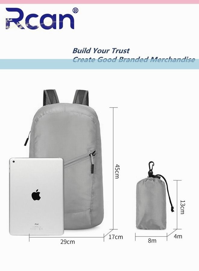 Rcan Portable Outdoor Sports Waterproof Leisure Backpack Travel Folding Backpack Business Gift Storage Bag  - Image 5