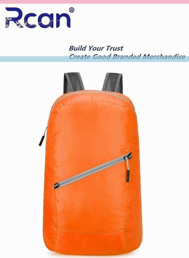 Rcan Portable Outdoor Sports Waterproof Leisure Backpack Travel Folding Backpack Business Gift Storage Bag  - Image 1