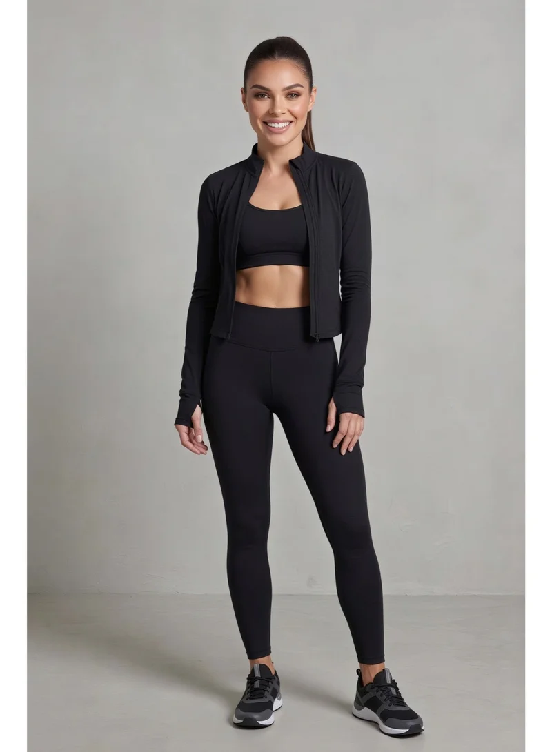 CORRE Active Wear Black Stella Leggings - Black for Women | Best Price UAE
