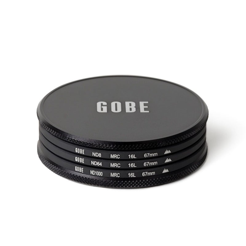 Gobe 67mm Lens Filter Kit: ND8, ND64, ND1000 (2Peak) - Image 2