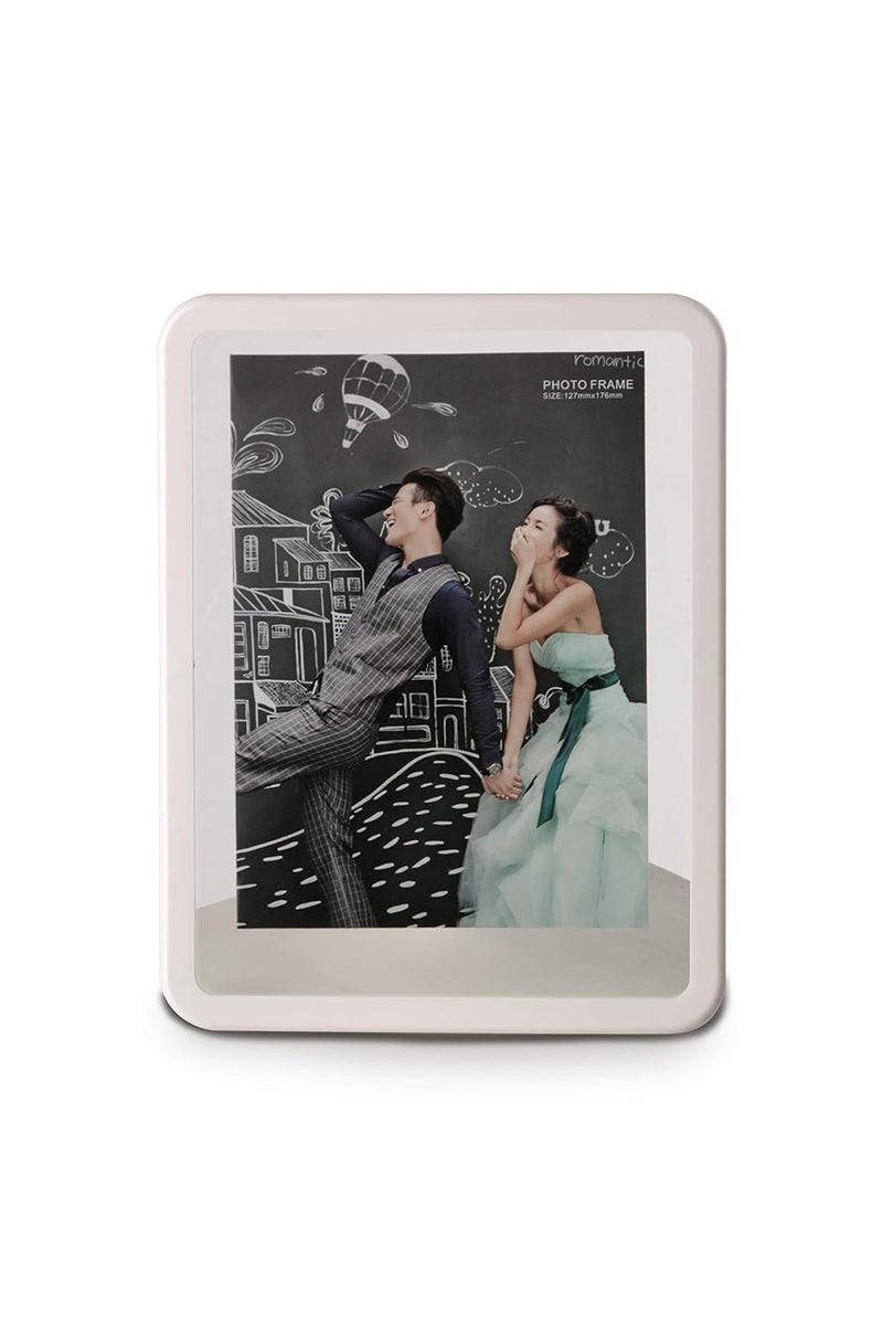 Urbancart Decorative Table top Picture HolderPhoto Display for Home Office 17 22 cm White - Image 2