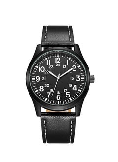 Black leather strap