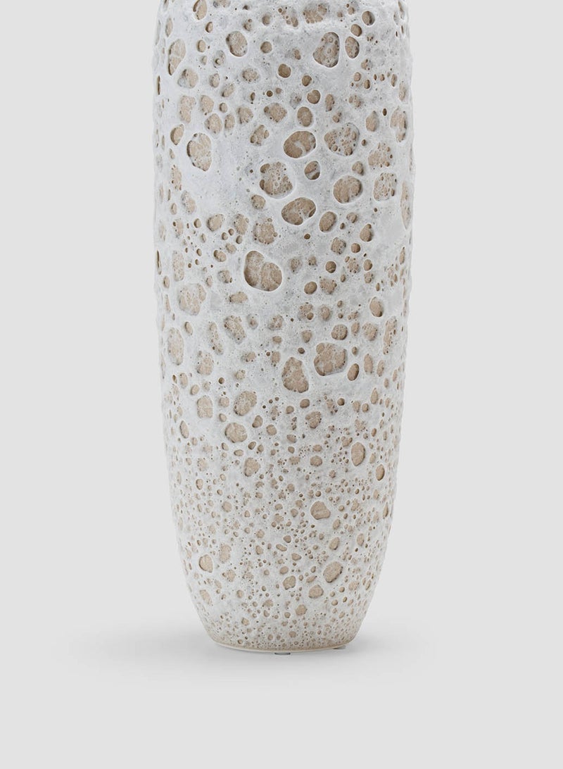 AL HUZAIFA FURNITURE Noam Ceramic Vase In Dotted Design  - Image 2