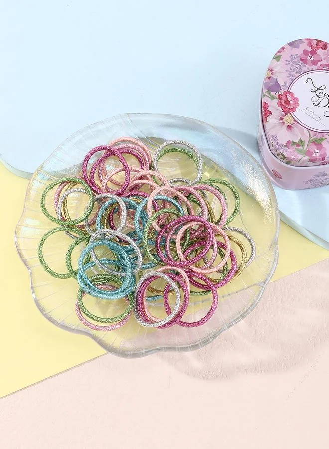 تايك تو 50-Piece Fashion Hair Ties Set