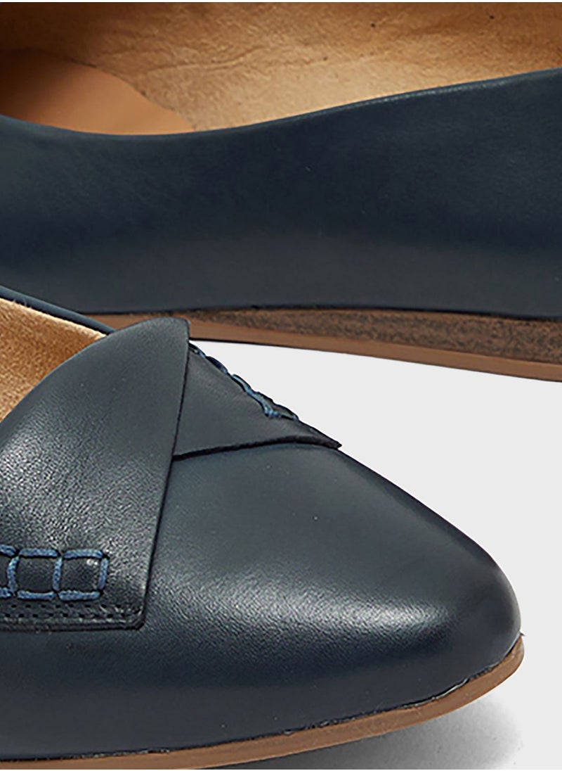 CCC Pointed Toe Slip On Ballerinas  - Image 4