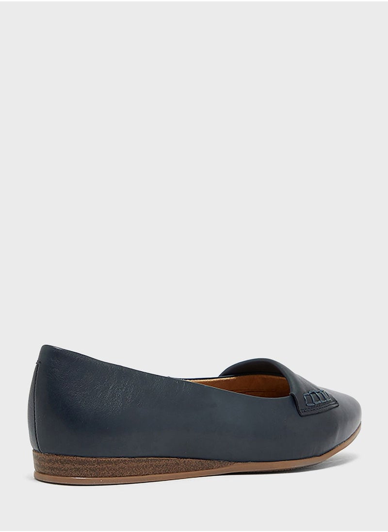 CCC Pointed Toe Slip On Ballerinas  - Image 3