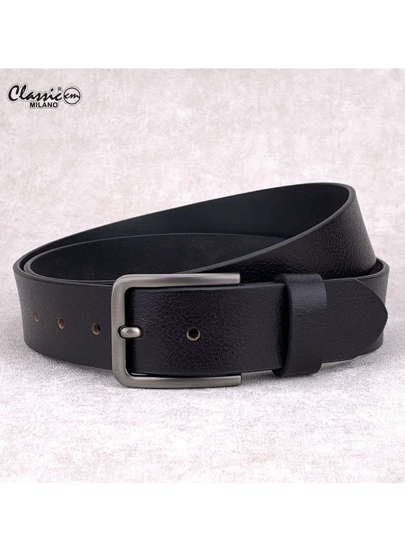 Classic Milano Classic Milano Genuine Leather Belt for Men - Semi-Casual & Party Wear Belt for Jeans, Casual Outfits, and Gifts - Black, Brown & Tan Men’s Belt