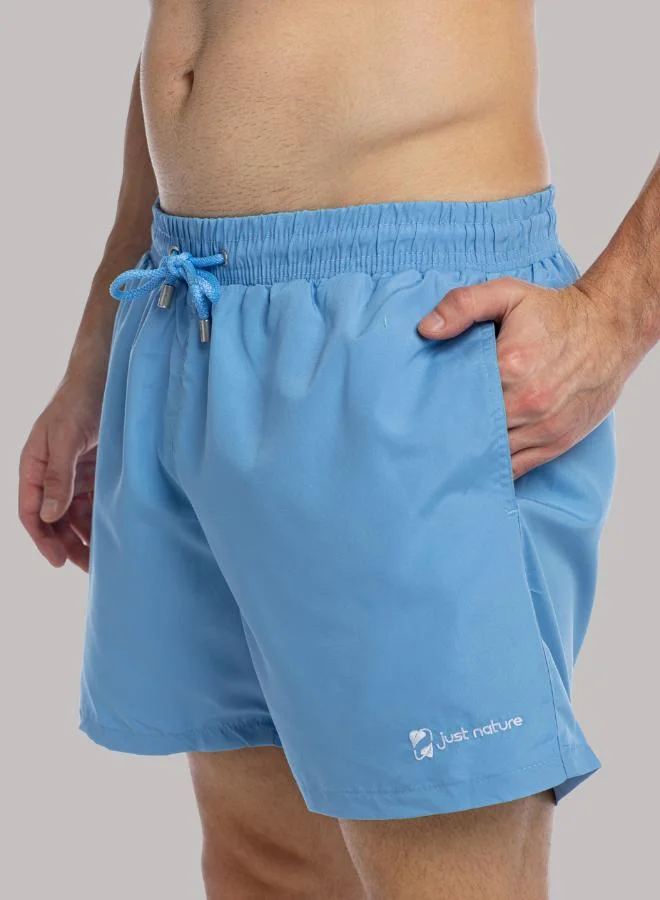 Just Nature Blue Swim Shorts Blue for Men | Best Price UAE