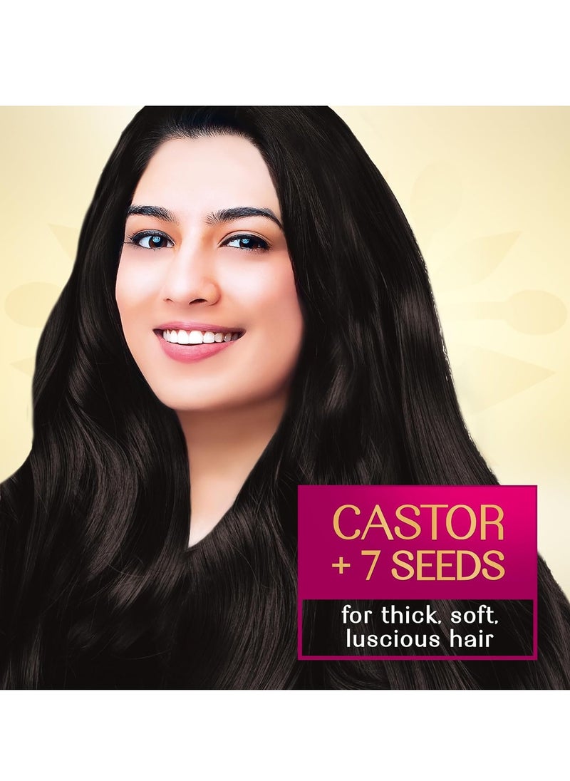 Herbsindia - Castor & 7 Seeds Hair Oil With Nourish Tube 280ml - Image 1
