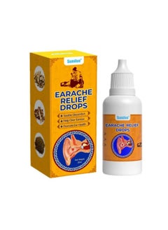 Ear Wax Removal Drops, Non Irritating Clogged Ear Canal Wax Drops, Natural Plant Extracts Ear Ringing Drops, Fragrance Free Ear Relief Drops For Men, Women, (20ml)