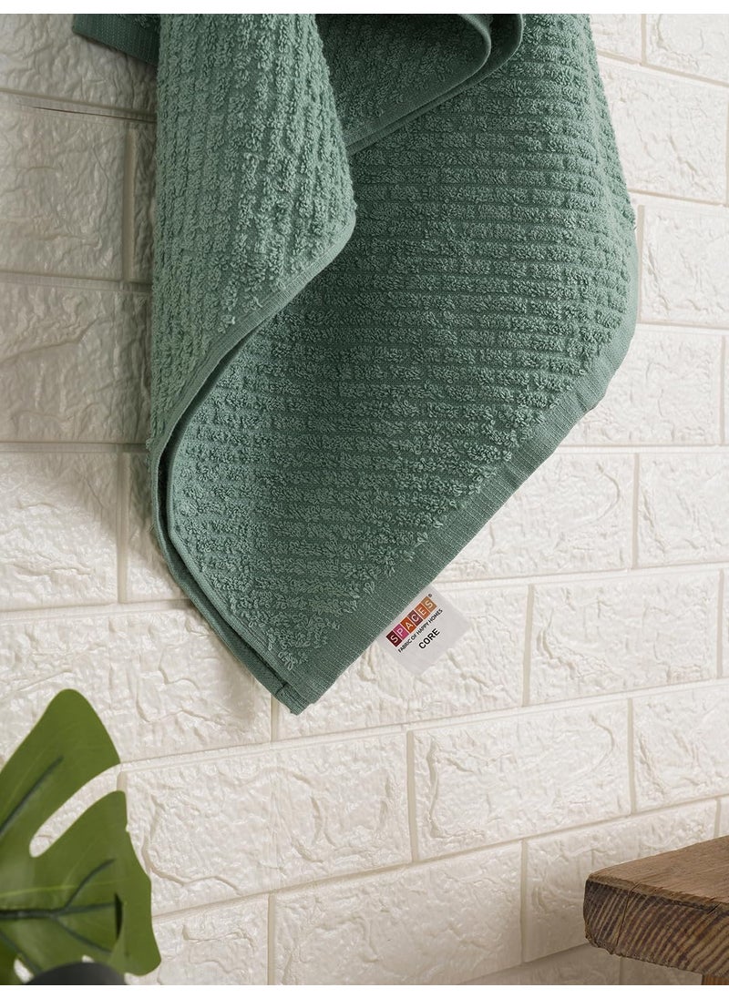 SPACES Spaces Genesis 100 Cotton Bath TowelMalachite Green  - Image 5