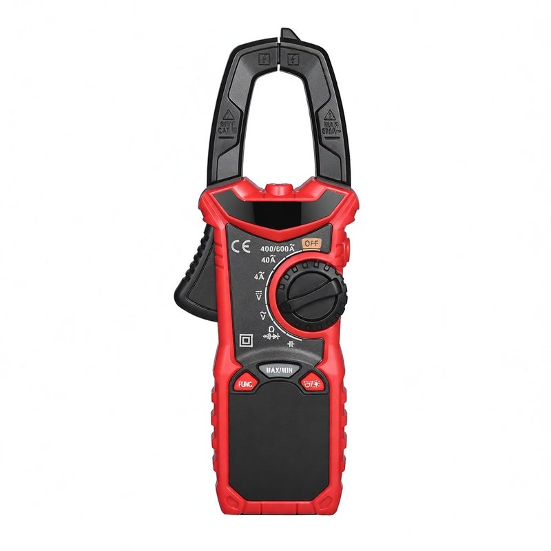 HABOTEST Digital Clamp Meter Auto Range Multimeter Voltmeter Ammeter Ohmmeter Measuring AC/DC Voltage Current Diode Resistance Continuity Capacitance Buzzer Alarm Max/Min Mode Auot Off - Image 1