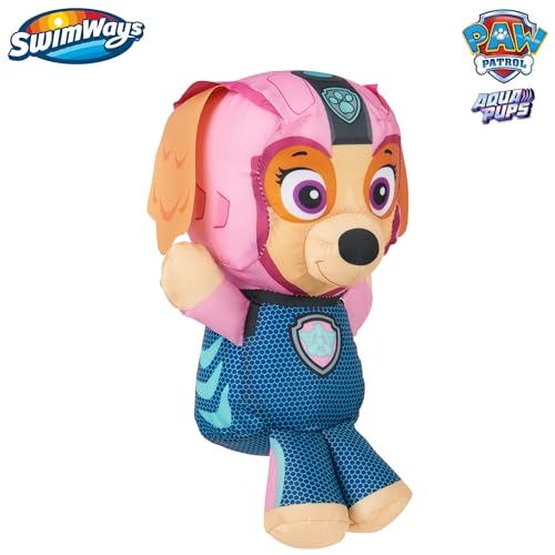 SwimWays Paw Patrol AquaPups Skye Swim Huggable, Paw Patrol Toys, Bath Toys & Beach Toys, Floating Water Stuffed Animal for Kids Aged 1 & Up - Image 2