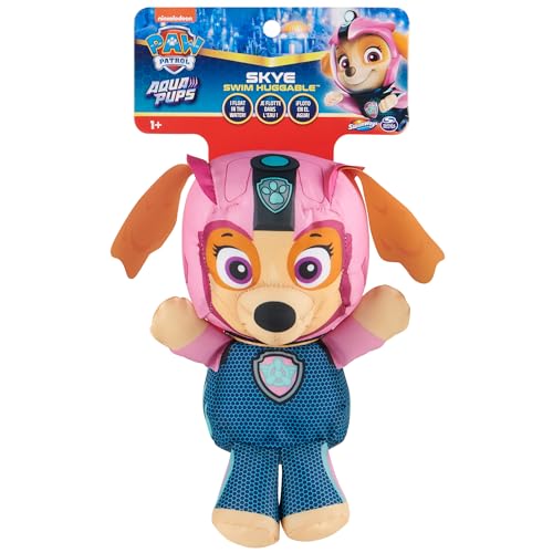 SwimWays Paw Patrol AquaPups Skye Swim Huggable, Paw Patrol Toys, Bath Toys & Beach Toys, Floating Water Stuffed Animal for Kids Aged 1 & Up - Image 5