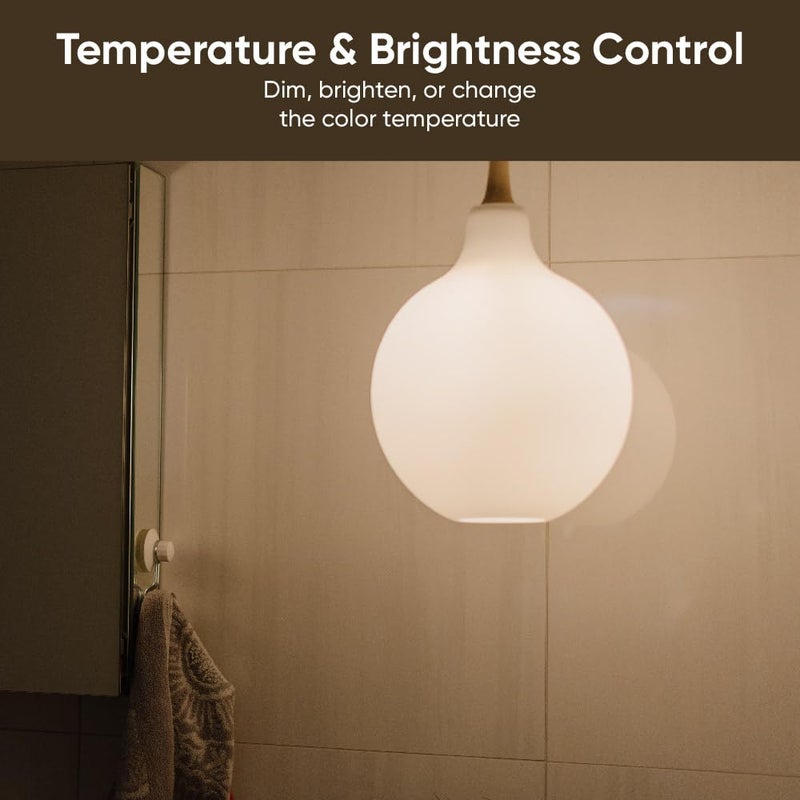 Wyze Bulb White, 800 Lumen, 90+CRI WiFi Tunable-White A19 Smart Light Bulb, Compatible with Alexa and Google Assistant, Two-Pack - Image 2