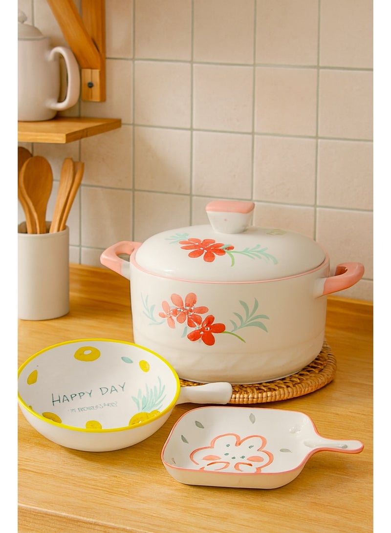 Porcelain Set “Kitchen Warmth” – 3 Elegant Pieces - Image 5