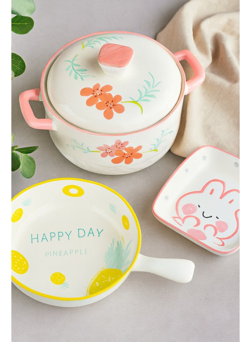 Porcelain Set “Kitchen Warmth” – 3 Elegant Pieces - Image 3