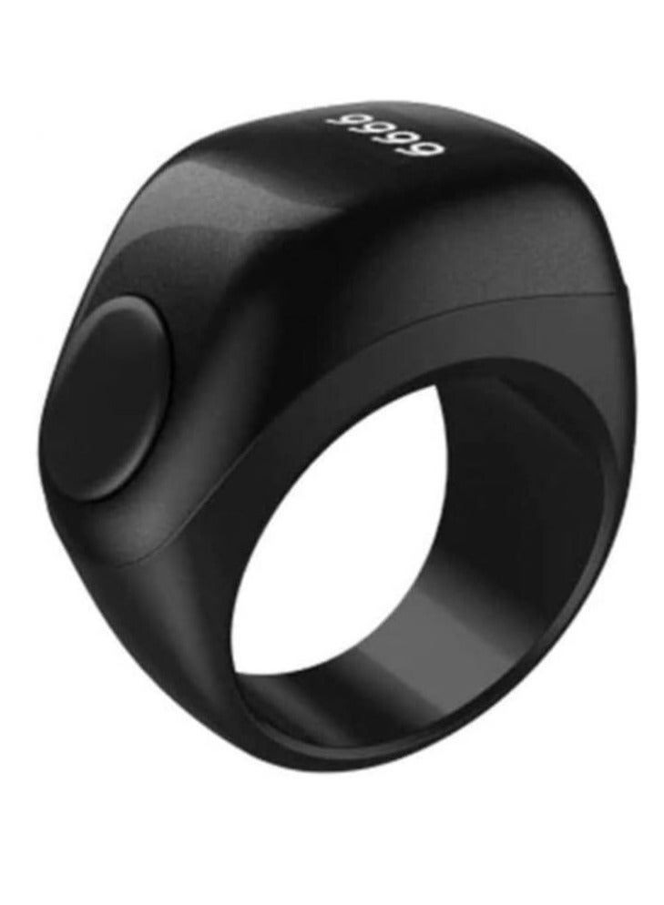 UMEOX Smart Tasbih Plastic Zikr Flex Ring Black - Image 1