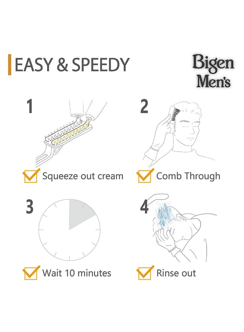 بايجن صبغة شعر سريعة 103 بني غامق - Image 2