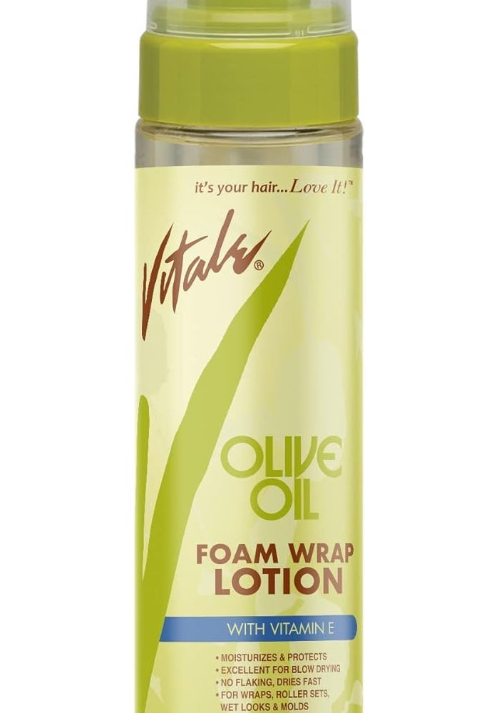 Vitale Olive Oil Foam Wrap Lotion with Vitamin E - 240ml - Image 1