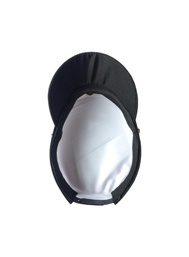 Soochat Captain Hat Nautical Sailor Skipper Hat Ship Yacht Boat Sailor Navy Marine Admiral Hat for Halloween Costume Accessory (White) - Image 4