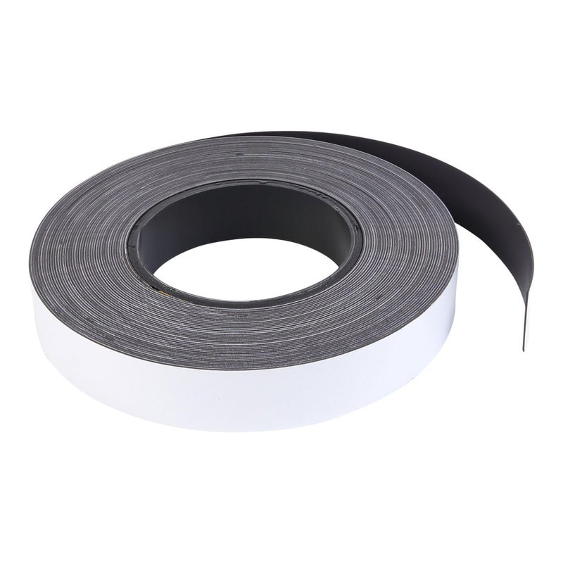 Mastervision 50ft x1 Magnetic Tape Roll Dry Erase Surface Can Be Written On Erased Great for Labeling Metal Shelves File Cabinets Dry Erase Boards Cut to Fit - Image 4