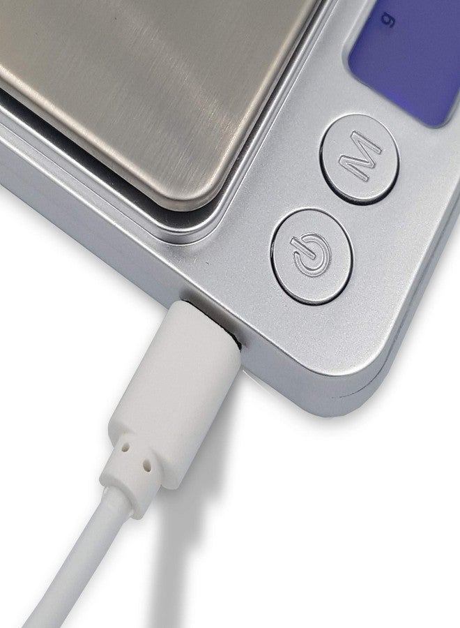 ريفليكس ميزان بيض فائق - قياس حجم البيض، وتصنيفه، وتحليل وزنه، ميزان رقمي عاكس 3000 غرام / 0.1 غرام، قابل لإعادة الشحن عبر منفذ USB، محمول، دقيق، سطح معدني من الفولاذ المقاوم للصدأ - Image 4