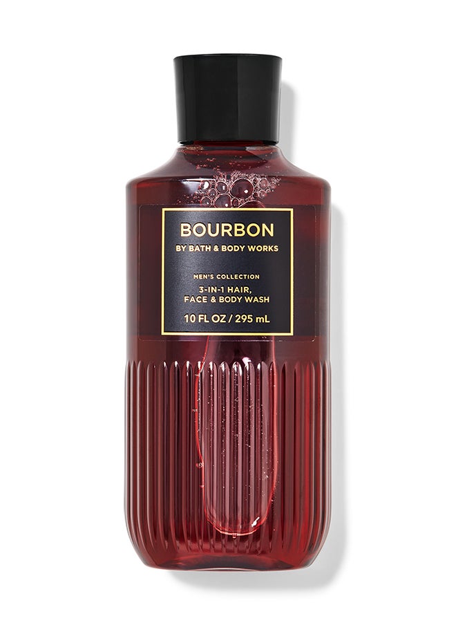 Bath & Body Works Bourbon 3-in-1 Hair, Face And Body Wash 