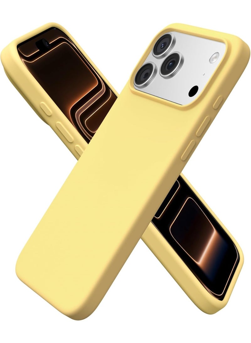 جراب لهاتف iPhone 17 Pro مصنوع من جل السيليكون السائل الناعم، حماية كاملة للجسم ضد الصدمات، غطاء غير لامع، بطانة ناعمة من الألياف الدقيقة، جراب خلفي نحيف لهاتف iPhone 17 Pro - Image 1