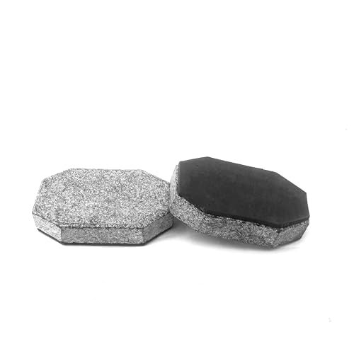 PRAGANIYA Rubbing Stone for Almonds, Turmaric, Dry Ginger (Scratch Proof Bootem) (Rectangle) - Image 1
