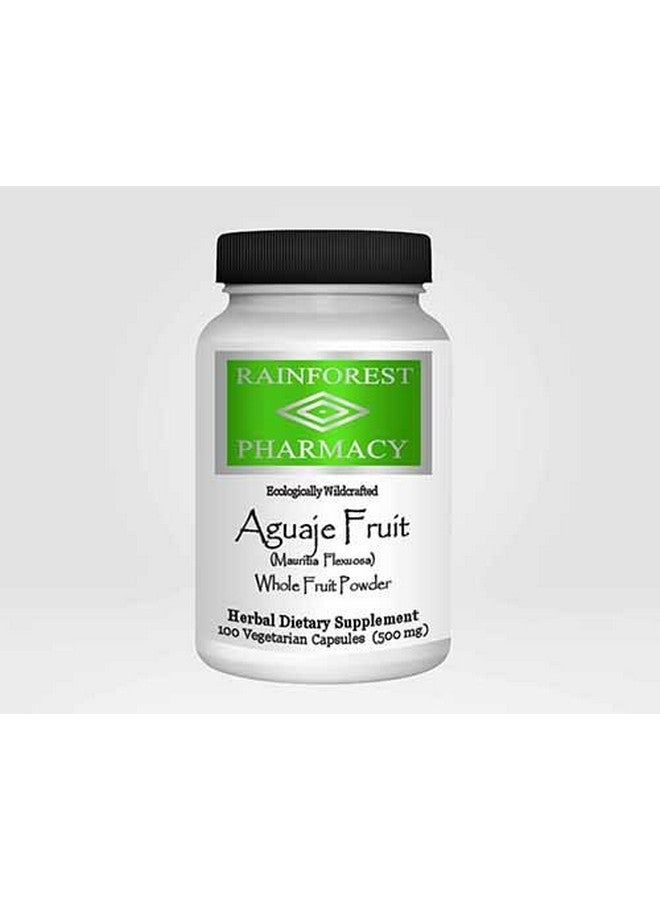 Rainforest Pharmacy Aguaje Fruit 100 Vegetarian Capsules - Image 2