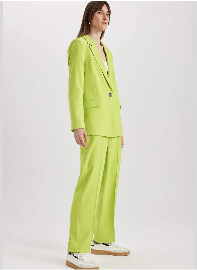 ديفاكتو Woman Straight Fit Woven Trousers