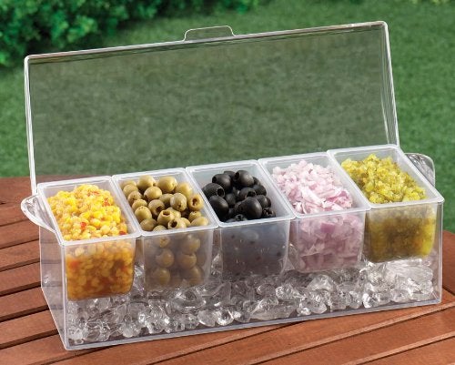 Jumbl Chilled Condiment Server with 5 Removable Containers. - Image 2