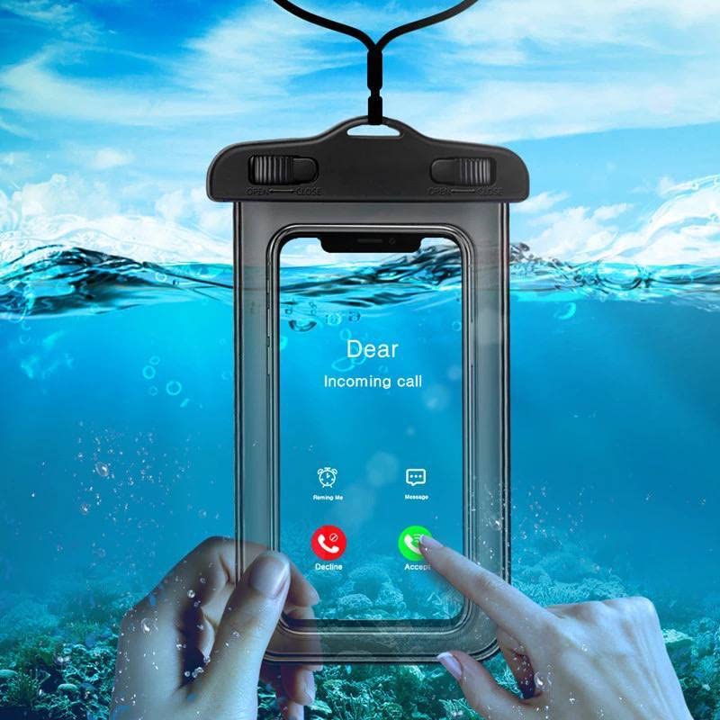 Underwater Full Touch Waterproof Phone Case for Underwater Photography and Sea Navigation 7 Inch | By Generic