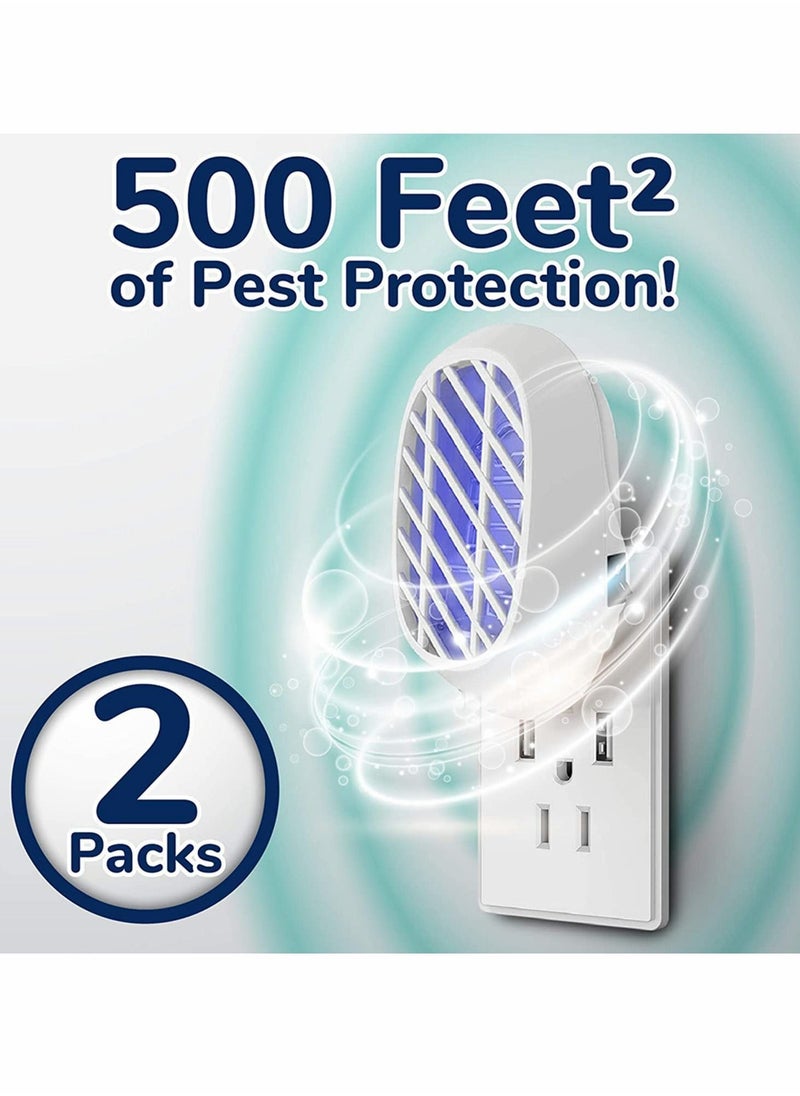 KASTWAVE - Bug Zapper - Inside Mosquito Trap - Mosquito Killer - Indoor Bug Zapper for Home - Fly Trap Indoor - Mosquito Trap - Fruit Fly Killer - Indoor Bug Zapper - Insect Traps Indoor - Bug Light 2 Packs - Image 1