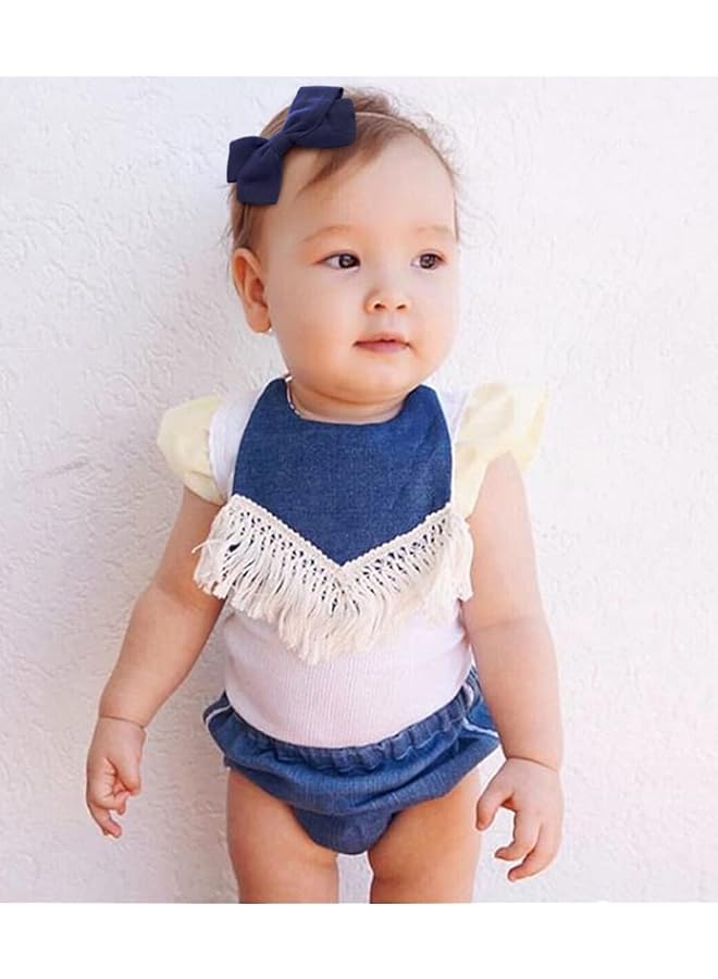 erorex Baby Girl Headbands And Hair Bows 10Pcs Stretchy Nylon Hairbands For Newborn Infant Toddlers - Image 3