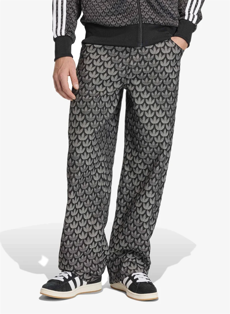 اديداس اوريجينالز جينز مستقيم بنقش أحرف