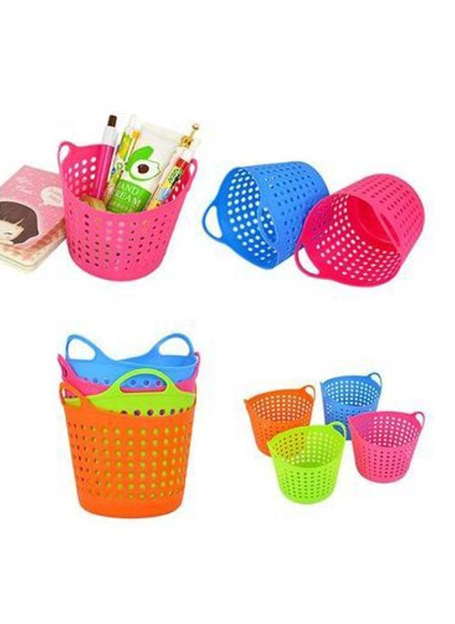 Mazaya Plastic Storage Organizer Basket  - Small Size  - 3 Pcs  - Image 3