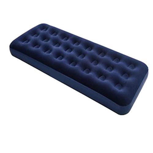 Whitecloud TRANSFORMING HOMES Polyvinyl Chloride (PVC) Flocked Pvc Air Bed King Size Navy Blue (185X76X22 Cm) 67000, Single - Image 1