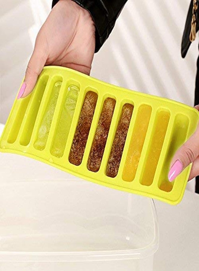 TOKEZO Flexible Tiny Cube Trays Silicone 10 Sec Mould Chocolate Mould Easy Release Mould for Bar Party Drinks Kitchen(Multicolour) - Image 2