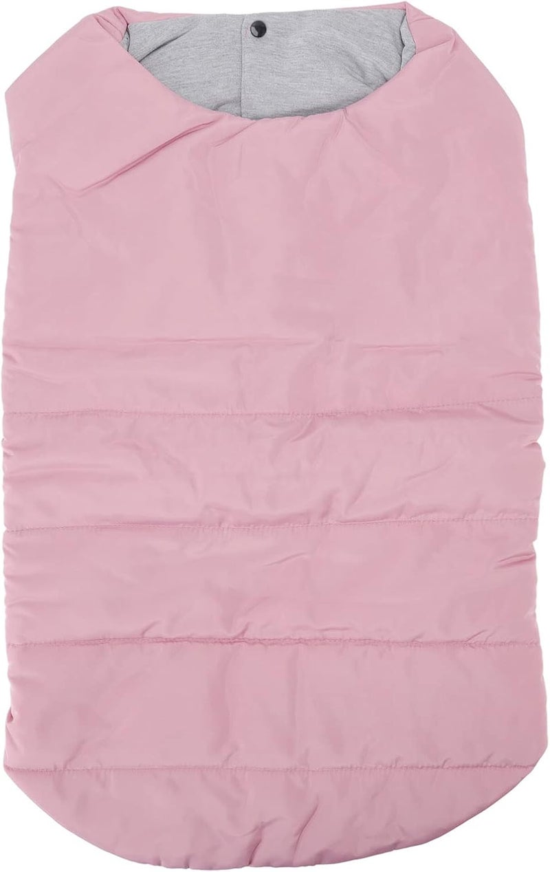 Dog Winter Coat Large 3XL, Double Sided Wearable, Warm Pink Jacket for Autumn and Winter - Soft Polyester Fiber, Easy Wear Button Design, Ideal for Outdoor Activities (5XL) - Image 1