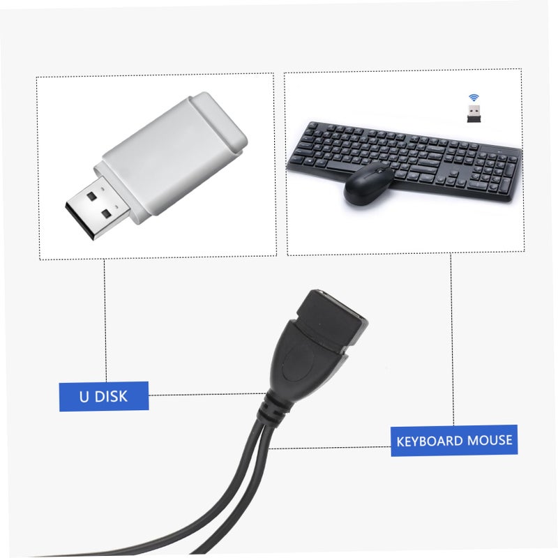 كابل محول Micro USB 2 قطعة ملحق هاتف بلاستيكي محول خط بيانات تزويد - Image 5